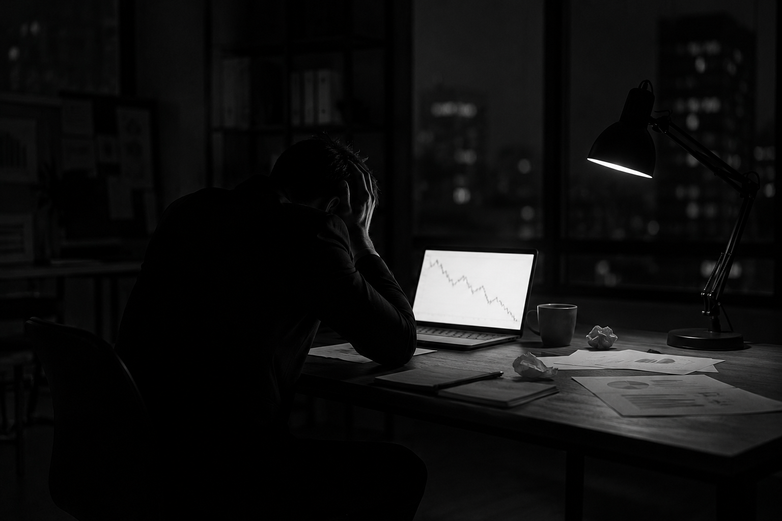 Business owner feeling overwhelmed